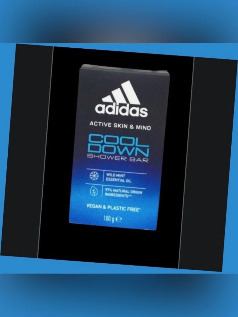 Adidas Cool Down Solid Shower for Him w/ Mint Essential Oil & Vegan Ingredients